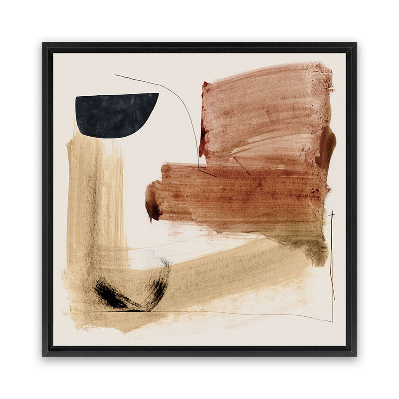 Shop Mind (Square) Canvas Art Print-Abstract, Brown, Dan Hobday, Square, View All-framed wall decor artwork