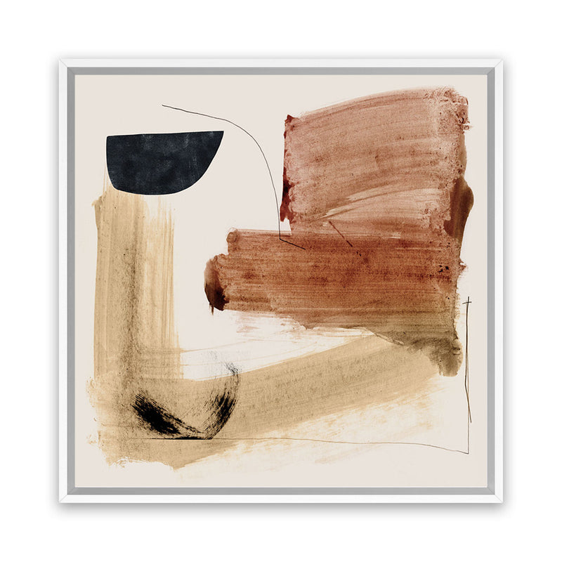 Shop Mind (Square) Canvas Art Print-Abstract, Brown, Dan Hobday, Square, View All-framed wall decor artwork