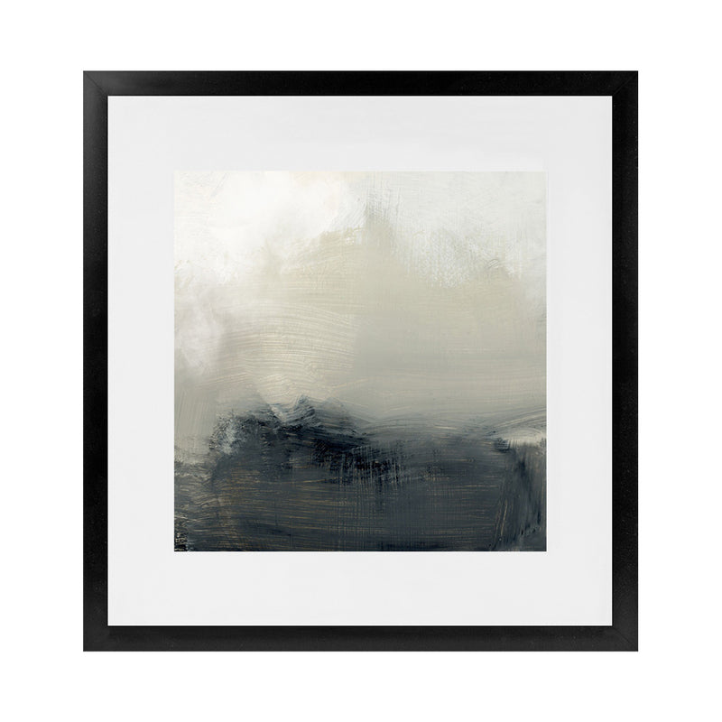 Shop Minus (Square) Art Print-Abstract, Black, Dan Hobday, Neutrals, Square, View All-framed painted poster wall decor artwork