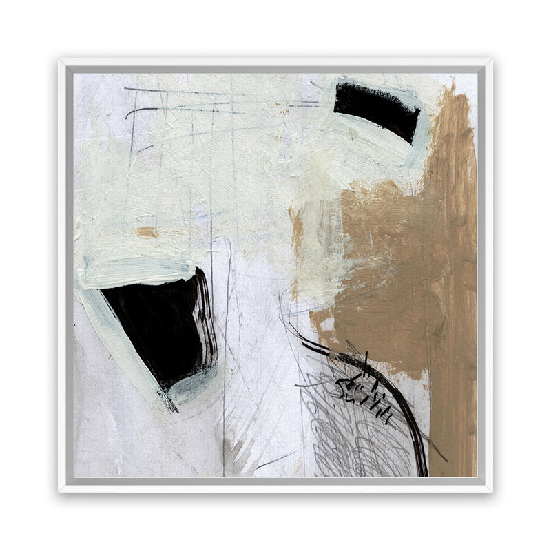 Shop Motion (Square) Canvas Art Print-Abstract, Brown, Dan Hobday, Neutrals, Square, View All-framed wall decor artwork
