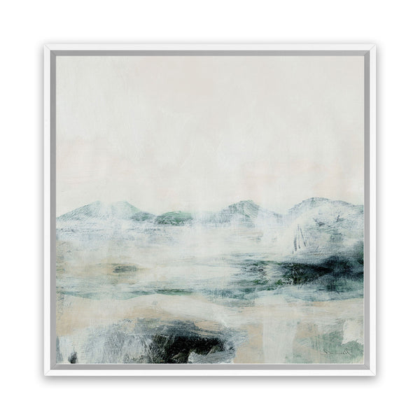 Shop Mountain Air (Square) Canvas Art Print-Abstract, Dan Hobday, Neutrals, Square, View All-framed wall decor artwork