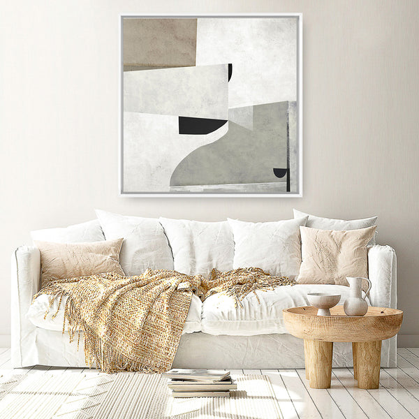 Shop Priory (Square) Canvas Art Print-Abstract, Dan Hobday, Neutrals, Square, View All-framed wall decor artwork