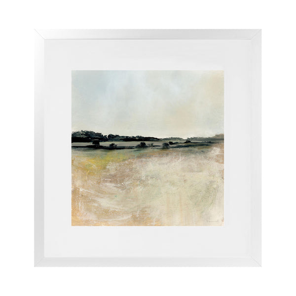 Shop The Glade (Square) Art Print-Abstract, Dan Hobday, Square, View All, Yellow-framed painted poster wall decor artwork