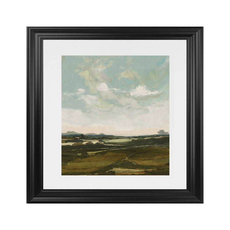 Shop Valley View (Square) Art Print-Abstract, Blue, Dan Hobday, Green, Square, View All-framed painted poster wall decor artwork