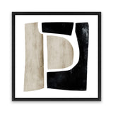 Shop Abstract View 1 (Square) Canvas Art Print-Abstract, Black, Brown, Dan Hobday, Square, View All-framed wall decor artwork