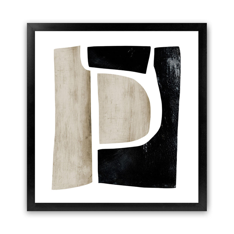 Shop Abstract View 1 (Square) Art Print-Abstract, Black, Brown, Dan Hobday, Square, View All-framed painted poster wall decor artwork