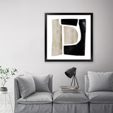 Shop Abstract View 1 (Square) Art Print-Abstract, Black, Brown, Dan Hobday, Square, View All-framed painted poster wall decor artwork