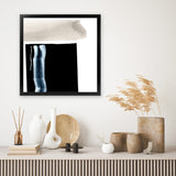 Shop Adjacent 2 (Square) Art Print-Abstract, Black, Dan Hobday, Square, View All-framed painted poster wall decor artwork