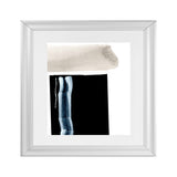 Shop Adjacent 2 (Square) Art Print-Abstract, Black, Dan Hobday, Square, View All-framed painted poster wall decor artwork