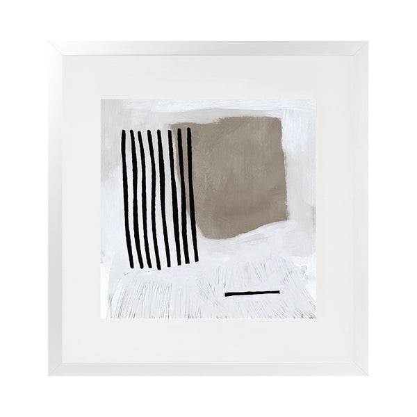 Shop Be There (Square) Art Print-Abstract, Brown, Dan Hobday, Neutrals, Square, View All-framed painted poster wall decor artwork
