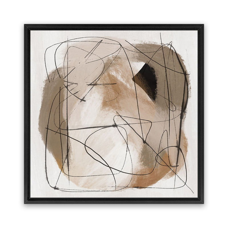 Shop Beauty (Square) Canvas Art Print-Abstract, Brown, Dan Hobday, Square, View All-framed wall decor artwork