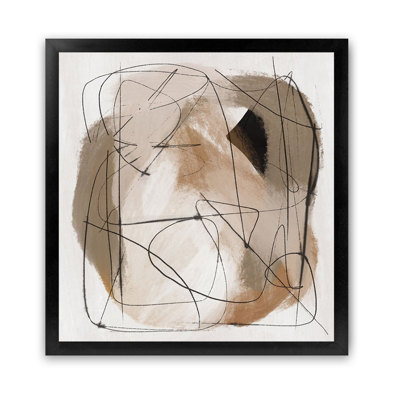Shop Beauty (Square) Art Print-Abstract, Brown, Dan Hobday, Square, View All-framed painted poster wall decor artwork