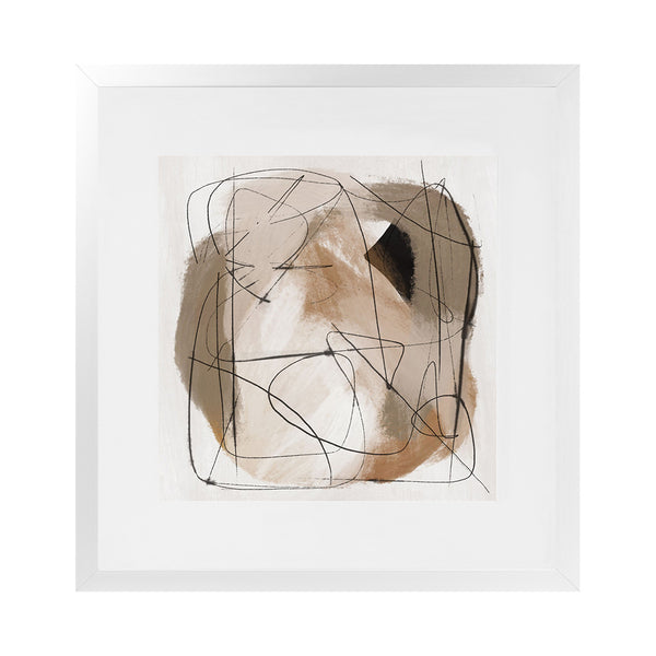 Shop Beauty (Square) Art Print-Abstract, Brown, Dan Hobday, Square, View All-framed painted poster wall decor artwork