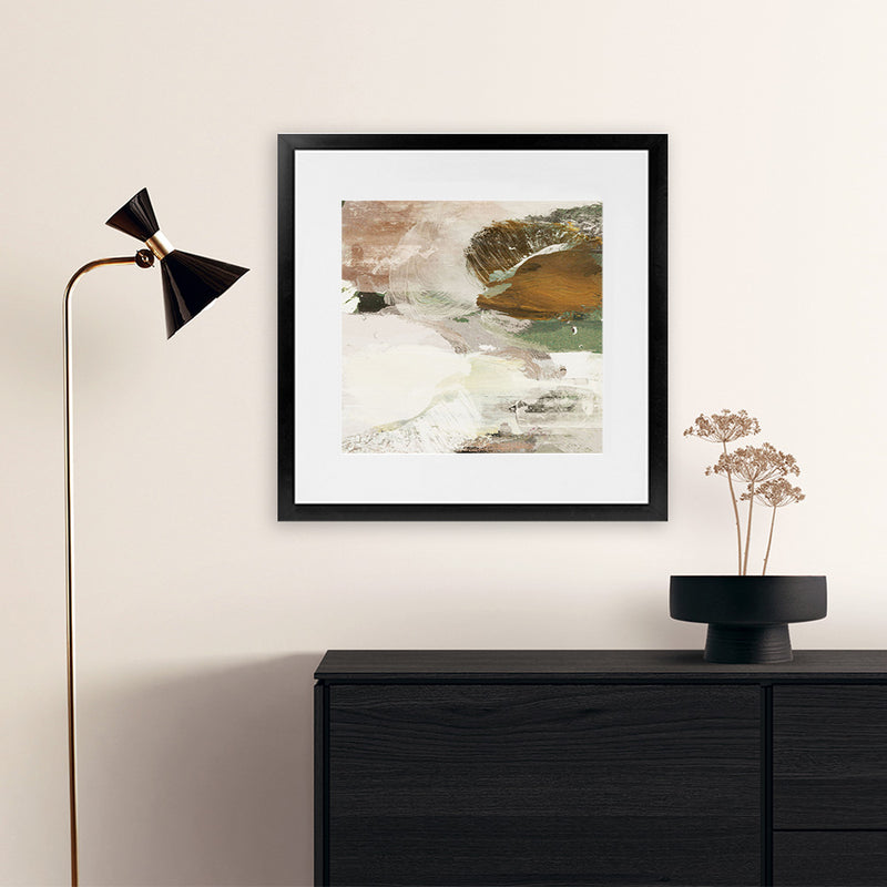 Shop Bistro (Square) Art Print-Abstract, Brown, Dan Hobday, Neutrals, Square, View All-framed painted poster wall decor artwork