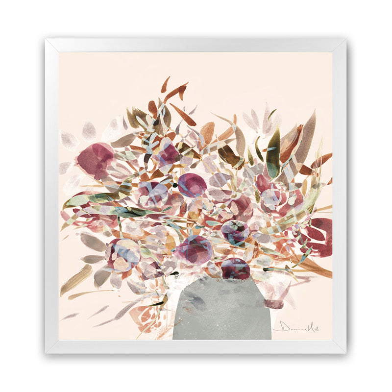 Shop Blooms (Square) Art Print-Abstract, Dan Hobday, Pink, Square, View All-framed painted poster wall decor artwork