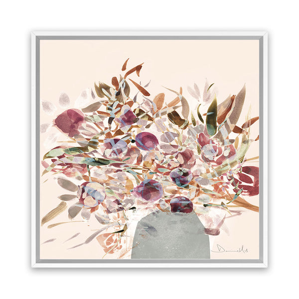 Shop Blooms (Square) Canvas Art Print-Abstract, Dan Hobday, Pink, Square, View All-framed wall decor artwork
