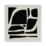 Shop Boom (Square) Canvas Art Print-Abstract, Black, Dan Hobday, Square, View All-framed wall decor artwork