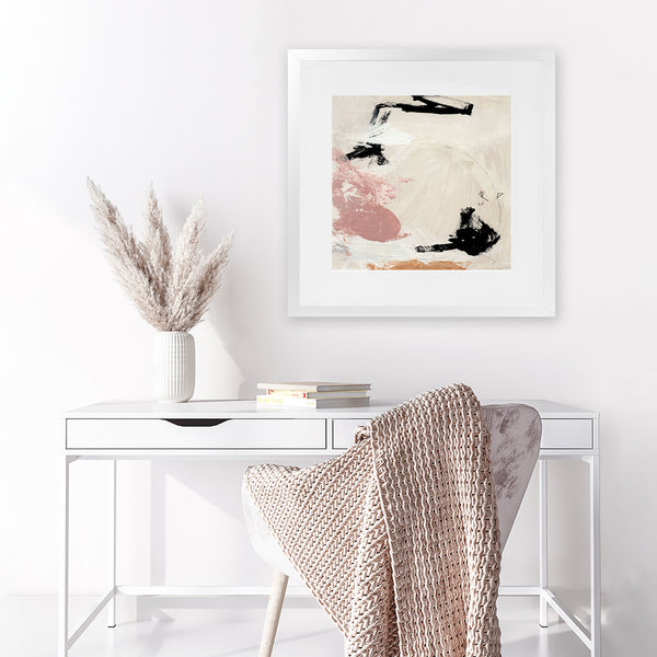 Shop Bright Light (Square) Art Print-Abstract, Dan Hobday, Neutrals, Square, View All-framed painted poster wall decor artwork