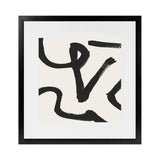 Shop Brooklyn 1 (Square) Art Print-Abstract, Black, Dan Hobday, Neutrals, Square, View All-framed painted poster wall decor artwork