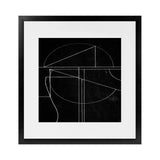 Shop Buia (Square) Art Print-Abstract, Black, Dan Hobday, Square, View All-framed painted poster wall decor artwork