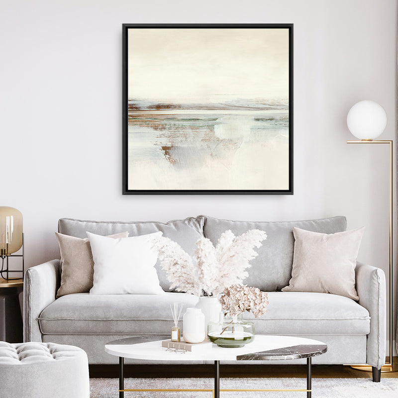 Shop Calm 2 (Square) Canvas Art Print-Abstract, Dan Hobday, Neutrals, Square, View All-framed wall decor artwork