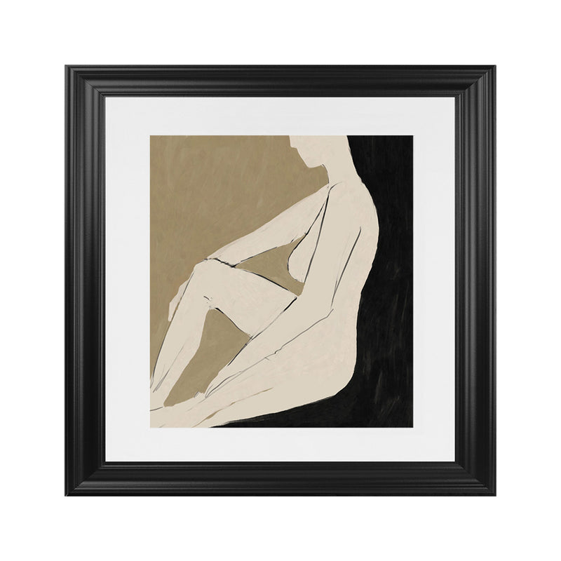 Shop Chill (Square) Art Print-Abstract, Black, Brown, Dan Hobday, Square, View All-framed painted poster wall decor artwork