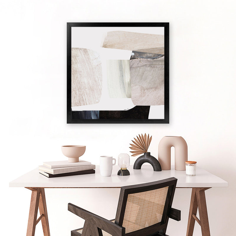 Shop Clay 2 (Square) Art Print-Abstract, Dan Hobday, Neutrals, Square, View All-framed painted poster wall decor artwork