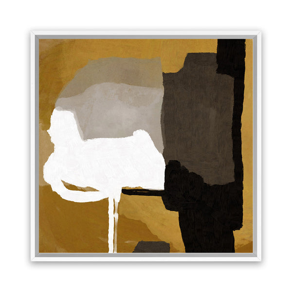 Shop Clue (Square) Canvas Art Print-Abstract, Brown, Dan Hobday, Square, View All-framed wall decor artwork