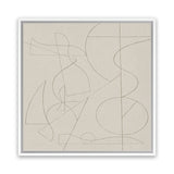 Shop Founded (Square) Canvas Art Print-Abstract, Brown, Dan Hobday, Neutrals, Square, View All-framed wall decor artwork