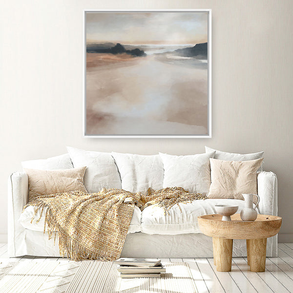 Shop Dawn Rest (Square) Canvas Art Print-Abstract, Brown, Dan Hobday, Square, View All-framed wall decor artwork