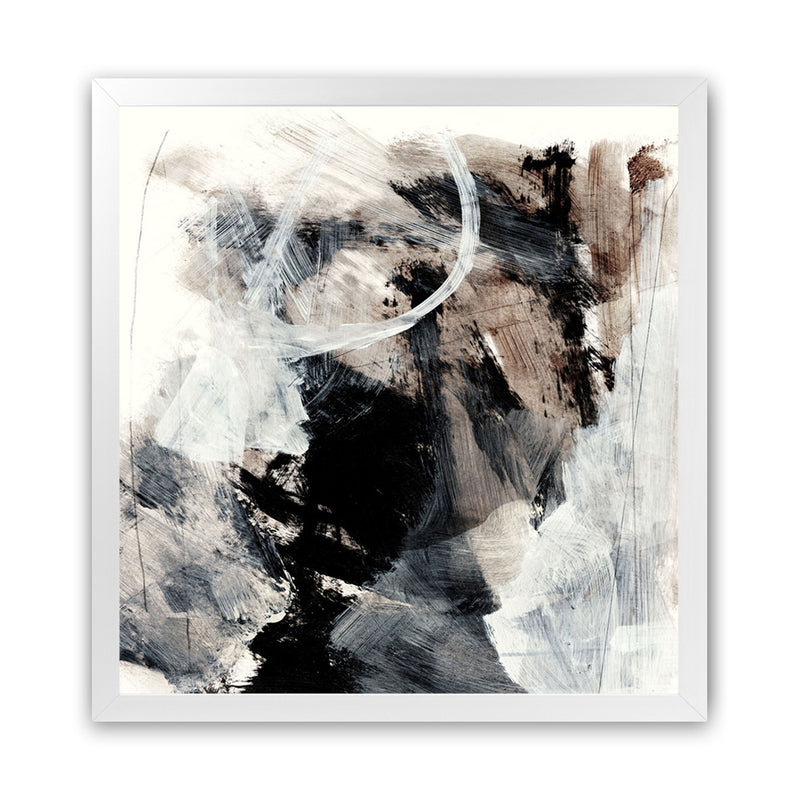 Shop Earlybird (Square) Art Print-Abstract, Black, Brown, Dan Hobday, Square, View All-framed painted poster wall decor artwork
