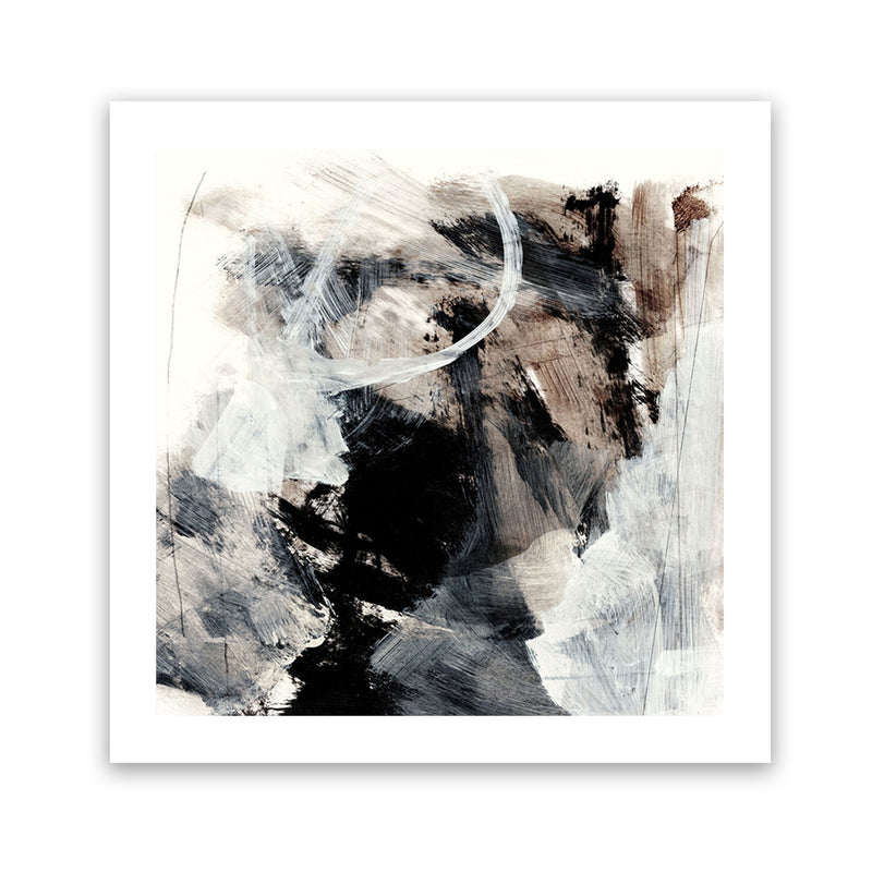 Shop Earlybird (Square) Art Print-Abstract, Black, Brown, Dan Hobday, Square, View All-framed painted poster wall decor artwork