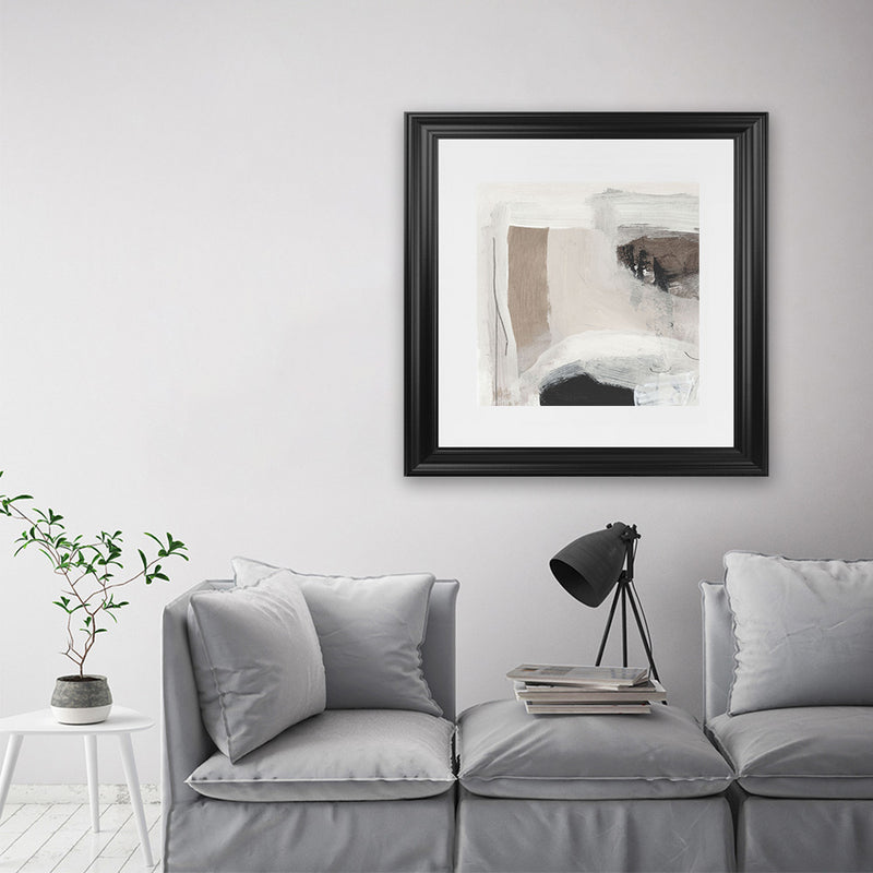 Shop Explore (Square) Art Print-Abstract, Dan Hobday, Neutrals, Square, View All-framed painted poster wall decor artwork