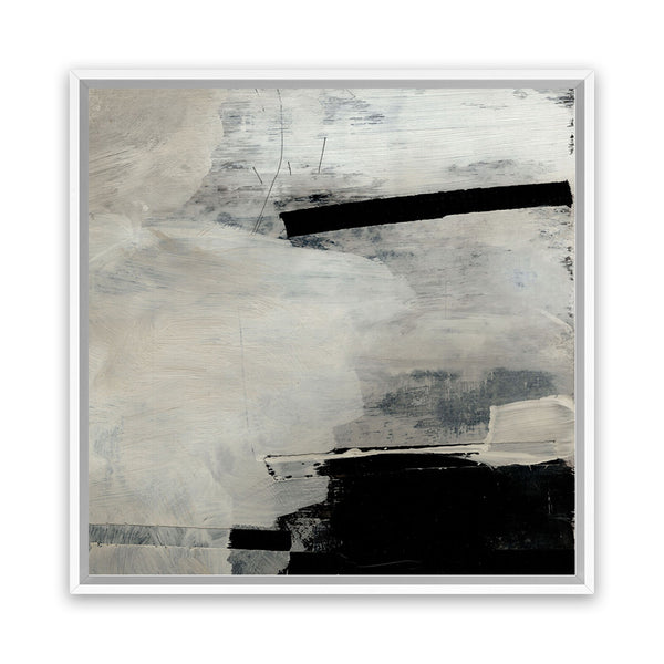 Shop Forever (Square) Canvas Art Print-Abstract, Black, Dan Hobday, Neutrals, Square, View All-framed wall decor artwork