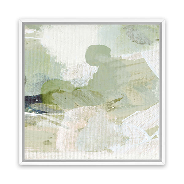 Shop Green 3 (Square) Canvas Art Print-Abstract, Dan Hobday, Green, Square, View All-framed wall decor artwork