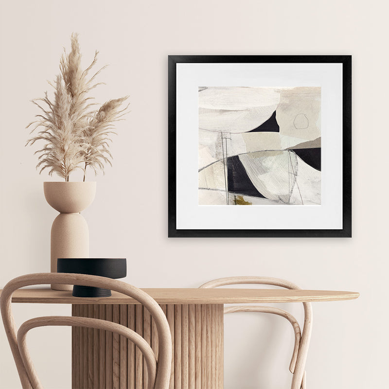 Shop High 1 (Square) Art Print-Abstract, Dan Hobday, Neutrals, Square, View All-framed painted poster wall decor artwork