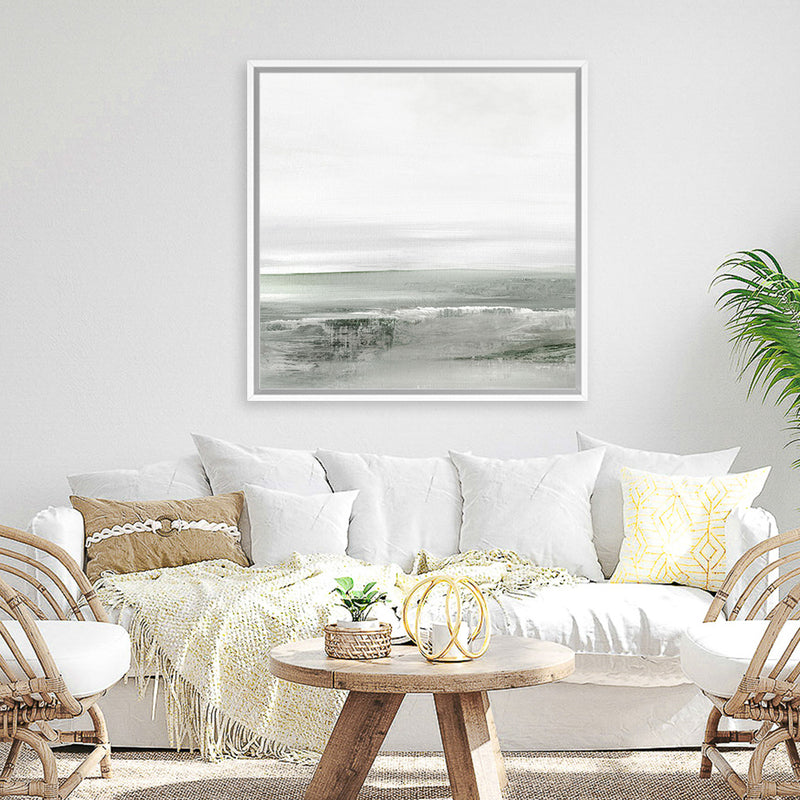 Shop Light Dawn 1 (Square) Canvas Art Print-Abstract, Dan Hobday, Neutrals, Square, View All-framed wall decor artwork