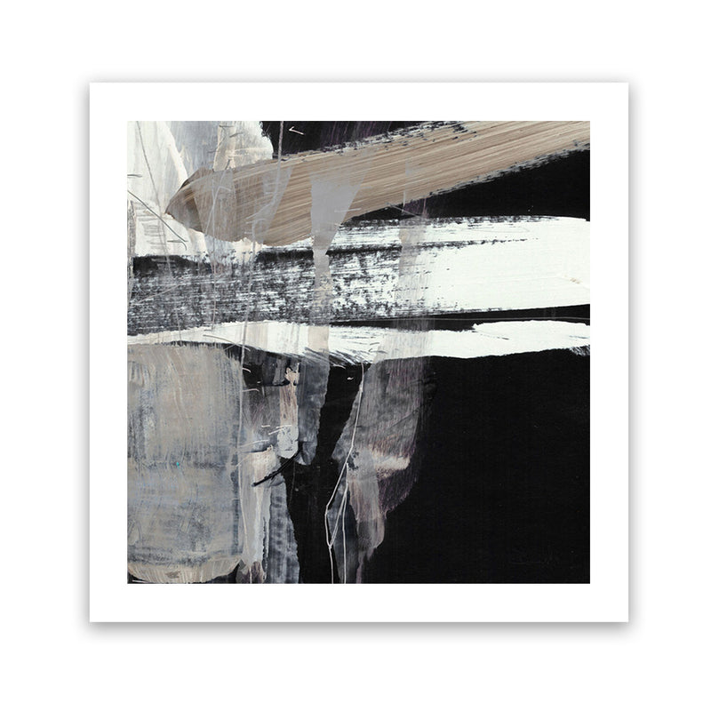 Shop Mansion (Square) Art Print-Abstract, Black, Dan Hobday, Square, View All-framed painted poster wall decor artwork