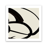 Shop Mono Brush 1 (Square) Art Print-Abstract, Black, Dan Hobday, Neutrals, Square, View All-framed painted poster wall decor artwork