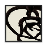 Shop Mono Brush 2 (Square) Canvas Art Print-Abstract, Black, Dan Hobday, Square, View All-framed wall decor artwork