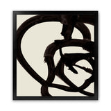 Shop Mono Brush 2 (Square) Art Print-Abstract, Black, Dan Hobday, Square, View All-framed painted poster wall decor artwork