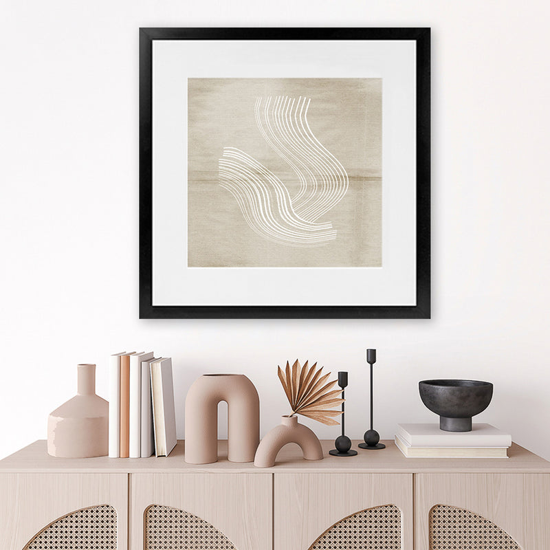 Shop Moved (Square) Art Print-Abstract, Dan Hobday, Neutrals, Square, View All-framed painted poster wall decor artwork
