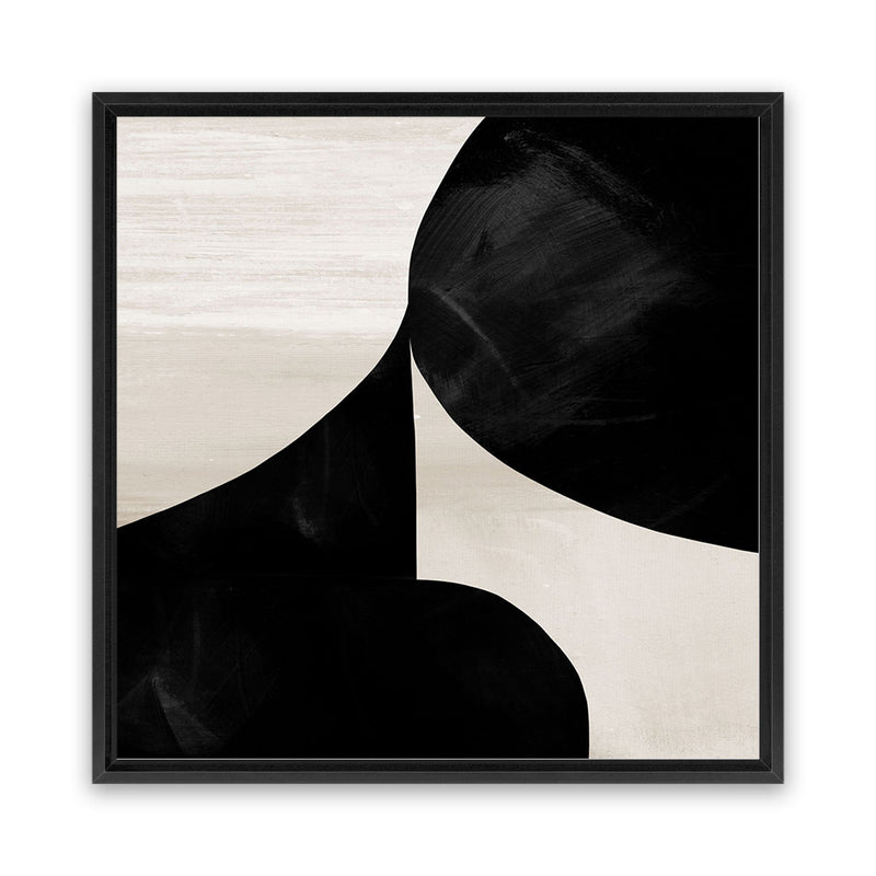Shop Night Set 1 (Square) Canvas Art Print-Abstract, Black, Dan Hobday, Square, View All-framed wall decor artwork