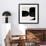 Shop Night Set 2 (Square) Art Print-Abstract, Black, Dan Hobday, Square, View All-framed painted poster wall decor artwork