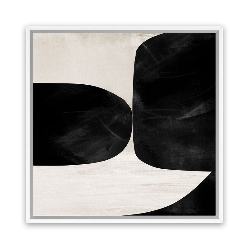 Shop Night Set 2 (Square) Canvas Art Print-Abstract, Black, Dan Hobday, Square, View All-framed wall decor artwork