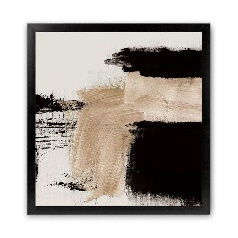 Shop Path (Square) Art Print-Abstract, Black, Brown, Dan Hobday, Square, View All-framed painted poster wall decor artwork