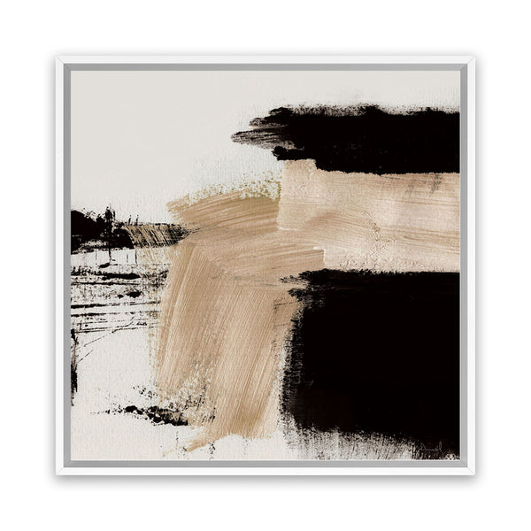 Shop Path (Square) Canvas Art Print-Abstract, Black, Brown, Dan Hobday, Square, View All-framed wall decor artwork