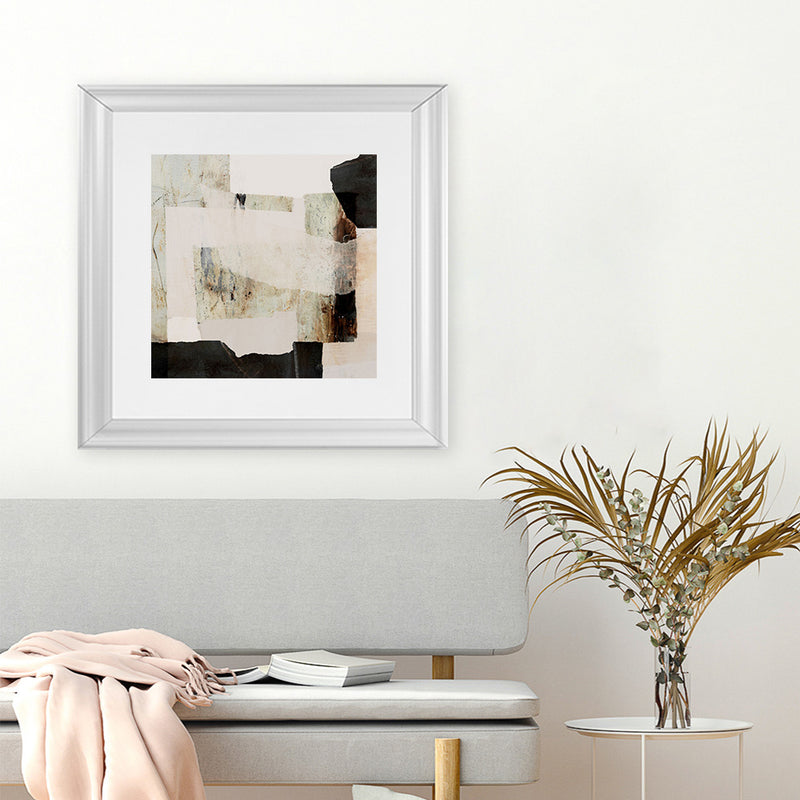 Shop Ragstone (Square) Art Print-Abstract, Dan Hobday, Neutrals, Square, View All-framed painted poster wall decor artwork