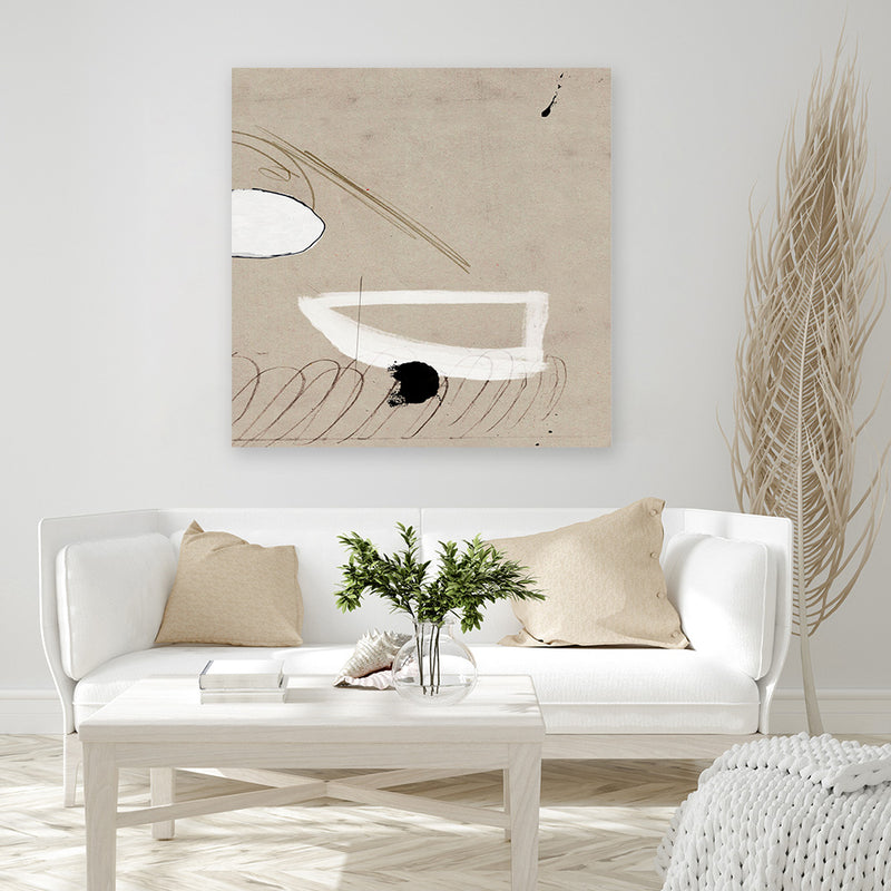 Shop Regenerate 2 (Square) Canvas Art Print-Abstract, Brown, Dan Hobday, Square, View All-framed wall decor artwork