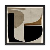 Shop Remix (Square) Canvas Art Print-Abstract, Black, Brown, Dan Hobday, Square, View All-framed wall decor artwork